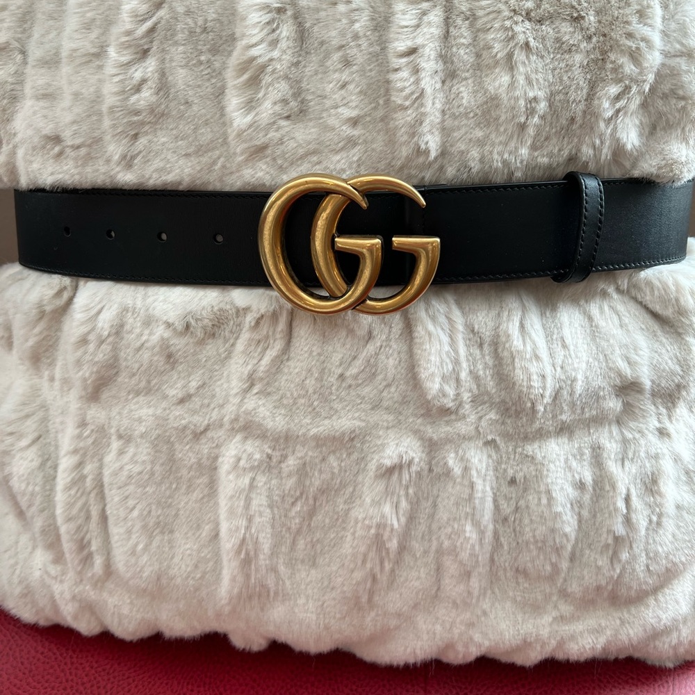 Genuine Gucci Double G Belt